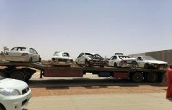 رفع 33 سيارة تالفة وإزالة 5788 طنًّا من النفايات من بلدية الأرطاوية