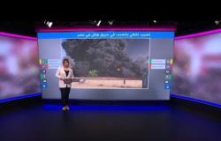 لقطات مروعة لحريق هائل جراء تسرب نفطي في مصر، واتهامات "لطرف خارجي"