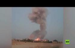 انفجار مستودع ذخيرة في سوريا