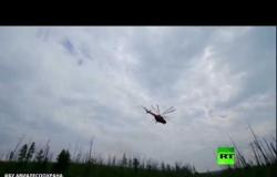 حرائق الغابات تجتاح سيبيريا - فيديو من جمهورية ياكوتيا الروسية