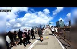 مواجهات بين الشرطة ونشطاء حركة "حياة السود مهمة" في جسر بروكلين
