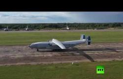 تحليق أكبر طائرة ذات محرك مروحة في العالم