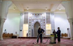تهيئة مسجد نمرة بأحدث أنظمة التكييف وتنقية الهواء وتُعدّه وفق الإجراءات الاحترازية