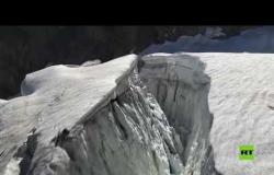 إجلاء جماعي تحسبا لانهيار جليدي في جبال الألب
