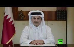 أمير قطر يعلن مساهمة بلاده بخمسين مليون دولار لمساعدة لبنان