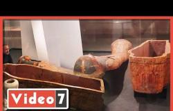 المتحف المصرى بالتحرير يهدى متحف الأقصر توابيت