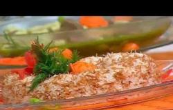 طريقة عمل الأرز بالشعرية بجانب وجبة القلقاس الشهية
