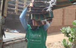 إغاثي الملك يواصل توزيع المساعدات للمتضررين من سيول وفيضانات السودان