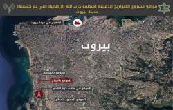 الجيش الاسرائيلي يكشف "مواقع سرية" لأسلحة "حزب الله" داخل بيروت (صور + فيديو)
