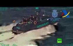 الشرطة الإسبانية تحبط أكبر عملية لتهريب المخدرات عبر البحر