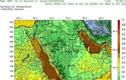 "١٩ - ١٤".. انخفاض ملموس بدرجات الحرارة يؤثر في 7 مناطق بينها "الرياض"