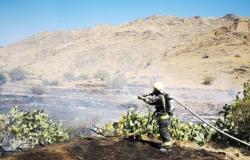 مدني ميسان يخمد حريقًا نشب في أعشاب وحشائش بقرية مهرة