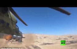 رمايات مروحيات مي-24 الروسية في طاجيكستان