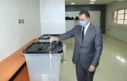 وزير الداخلية يدلى بصوته في انتخابات مجلس النواب-(صور)