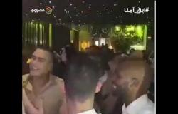رقص شيكابالا وغناء أحمد سعد في حفل خطوبة ابنة الحضري