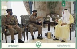 أمير مكة ونائبه يستقبلان مدير شرطة المنطقة السابق والمكلف حديثاً
