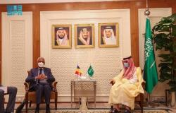 "فيصل بن فرحان" يستقبل وزير الخارجية والتكامل الإفريقي والتشاديين بالخارج