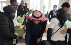ذهب وفضة وتأهل.. سفير السعودية بتونس يودّع أبطال "البارالمبية"