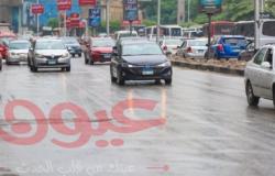 سقوط أمطار متوسطة على محافظة دمياط