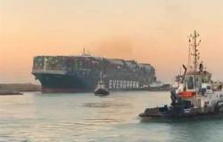 اضطرابات الشحن العالمي الناجمة عن أزمة السفينة الجانحة قد تمتد لشهور