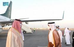 تركي بن محمد بن فهد يصل الدوحة في زيارة رسمية