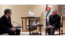 الملك عبدالله الثاني يلتقي وزير الخارجية الأمريكي أنتوني بلينكن