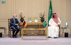 "عبدالعزيز بن سعود" يلتقي وزير الدولة بالداخلية الألمانية