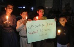 وقفة ليلية مع الشموع لأطفال ‫مأرب تضامنًا مع أسرة ‫"ليان"