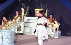 ختام العرض المسرحى الفرعونى «عروسة القمح» لفرقة سمالوط المسرحية
