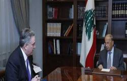لبنان يدعو امريكا إلى تحريك المفاوضات مع إسرائيل حول ترسيم الحدود البحرية