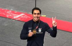 علي زهران يشارك ببطولة كأس العالم للجمباز بالدوحة