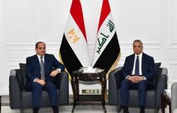 السيسي: ندعم أمن واستقرار العراق ونعتز بمتانة العلاقات الاستراتيجية بين البلدين