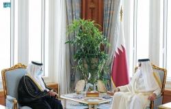أمير قطر يتسلم أوراق اعتماد سفير خادم الحرمين لدى الدوحة
