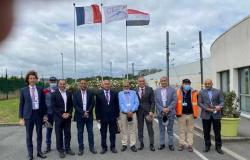 وزير النقل يزور مصنع القطارات بشركة الستوم الفرنسية