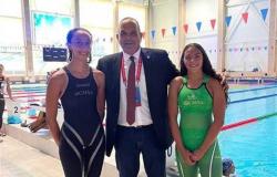 مصر تحصد فضية وبرونزية في بطولة العالم للسباحة بالزعانف المونو في روسيا