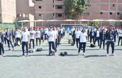 بدء معسكر كلية التربية الرياضية بجامعة سوهاج بمشاركة 954 طالب وطالبة