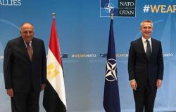 وزير الخارجية يلتقي بسكرتير عام حلف الناتو