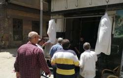 القاهرة : حملة على محال اللحوم بالأزبكية ومصادرة 50 كيلو أسماك في الشرابية