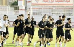 تدريبات بدنية للاعبي الزمالك في مجمع الصالات