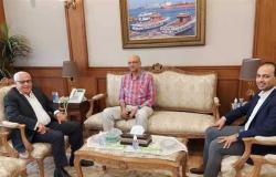 محافظ بورسعيد يستقبل رئيسى «الرعاية الصحية» الحالي والسابق