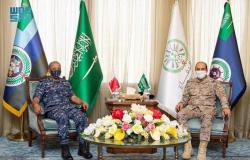 قائد القوات البحرية الملكية السعودية يستقبل قائد سلاح البحرية الملكي البحريني