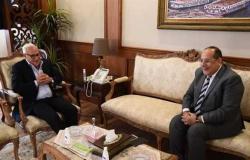 محافظ بورسعيد يستقبل رئيس مجلس إدارة شركة قها للأغذية المحفوظة