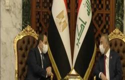 السيسي يصل العراق للمشاركة في مؤتمر «بغداد للتعاون والشراكة» (بث مباشر)