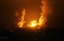 طائرات الاحتلال الإسرائيلي تقصف أهدافا تابعة لحماس في قطاع غزة