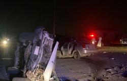 حادث تصادم وانقلاب يخلف 5 إصابات باشرها "هلال مكة"