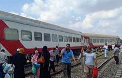 السكة الحديد تشّكل لجنة لمعرفة أسباب خروج 4 عربات من قطار 570 عن القضبان بالزقازيق