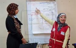 تدريب متطوعى الهلال ومقدمي الخدمة الصحية الأولية بشمال سيناء