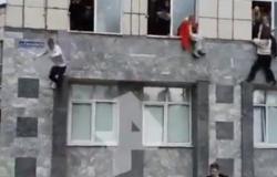 قتلى وجرحى في إطلاق نار بجامعة روسية.. وفيديو للطلاب يفرون من النوافذ