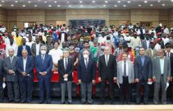 بمشاركة 150 طالبا من 12 دولة إفريقية.. الجامعة المصرية اليابانية تنظم الملتقى الدولى (صور)