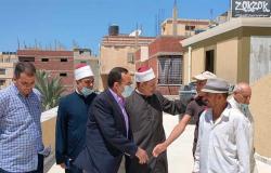 رش وتطهير المساجد في شمال سيناء استعدادًا لصلاة الجمعة